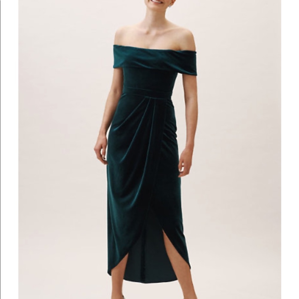 bhldn edison velvet dress